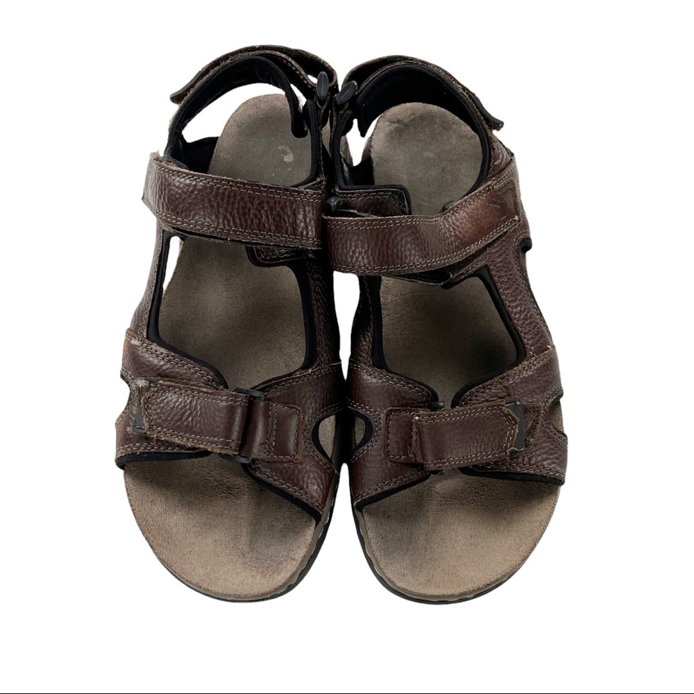 Dr Scholls Hayden Leather Fisherman River Sandals Shoes - Picture 4 of 6